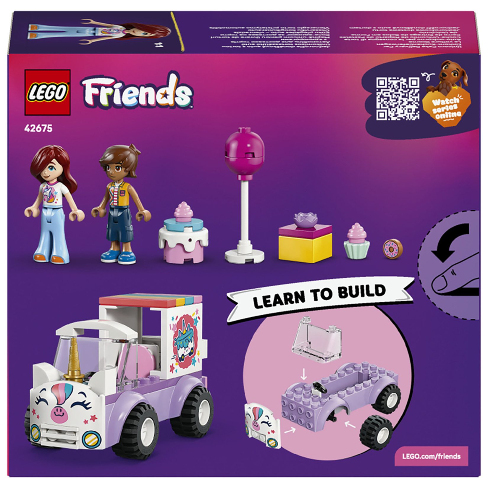 Lego Friends Tek Boynuzlu At Pasta Dağıtma Arabası 42675 - Görsel 2