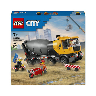 Lego City 60478 Beton Mikseri 371 Parça 7+ Yaş