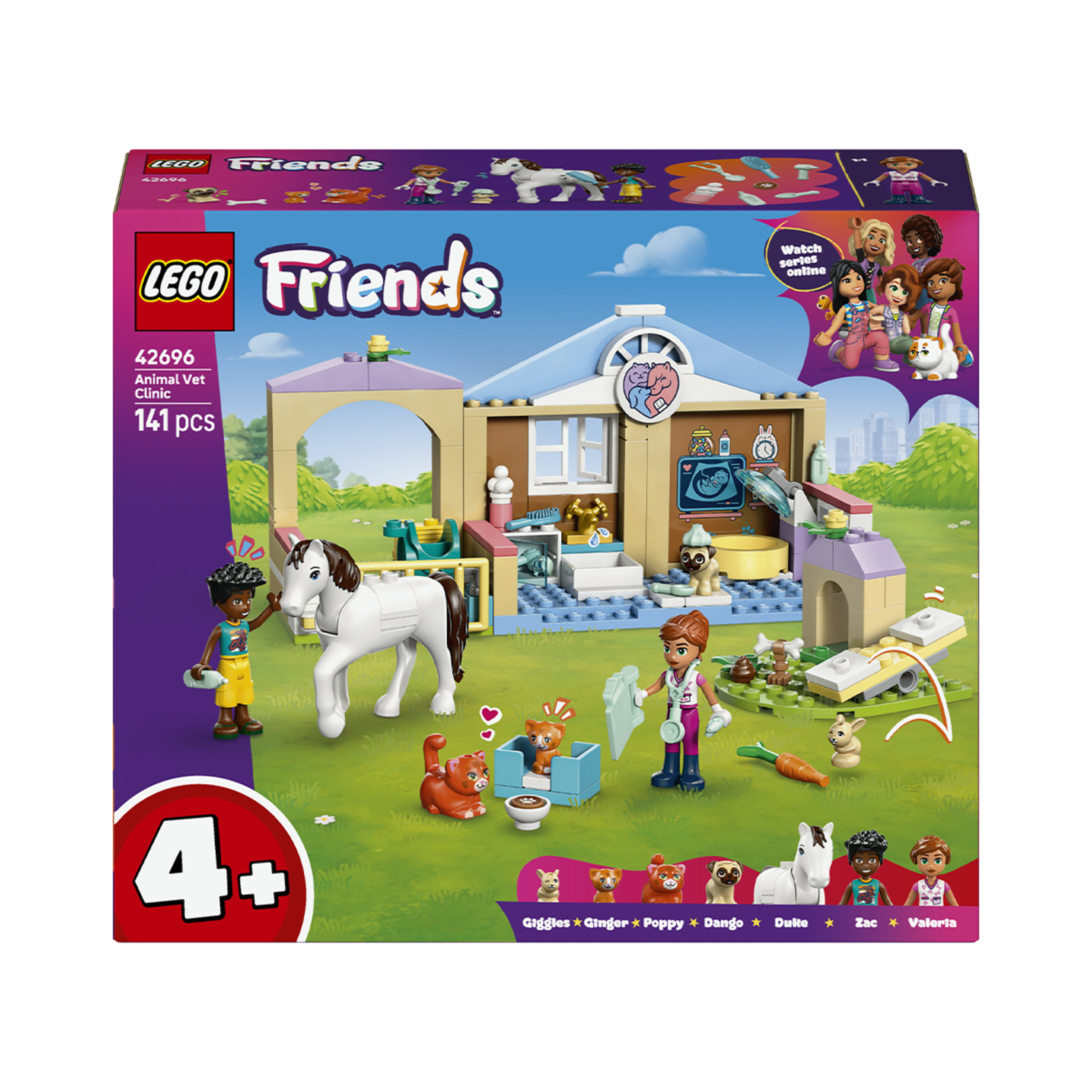Lego Friends 42696 Veteriner Kliniği 141 Parça - Görsel 1