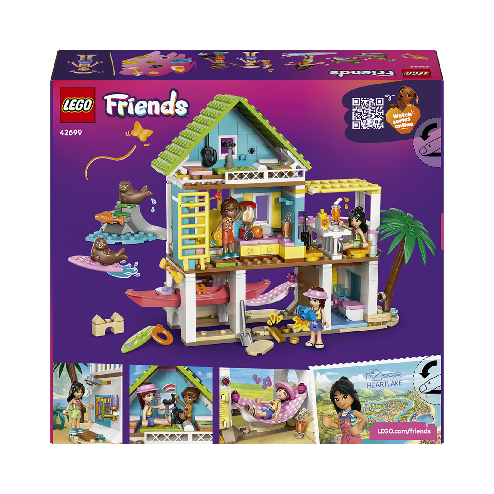 Lego Friends 42699 Fok Balıklı Yazlık Ev 400 Parça - Görsel 2