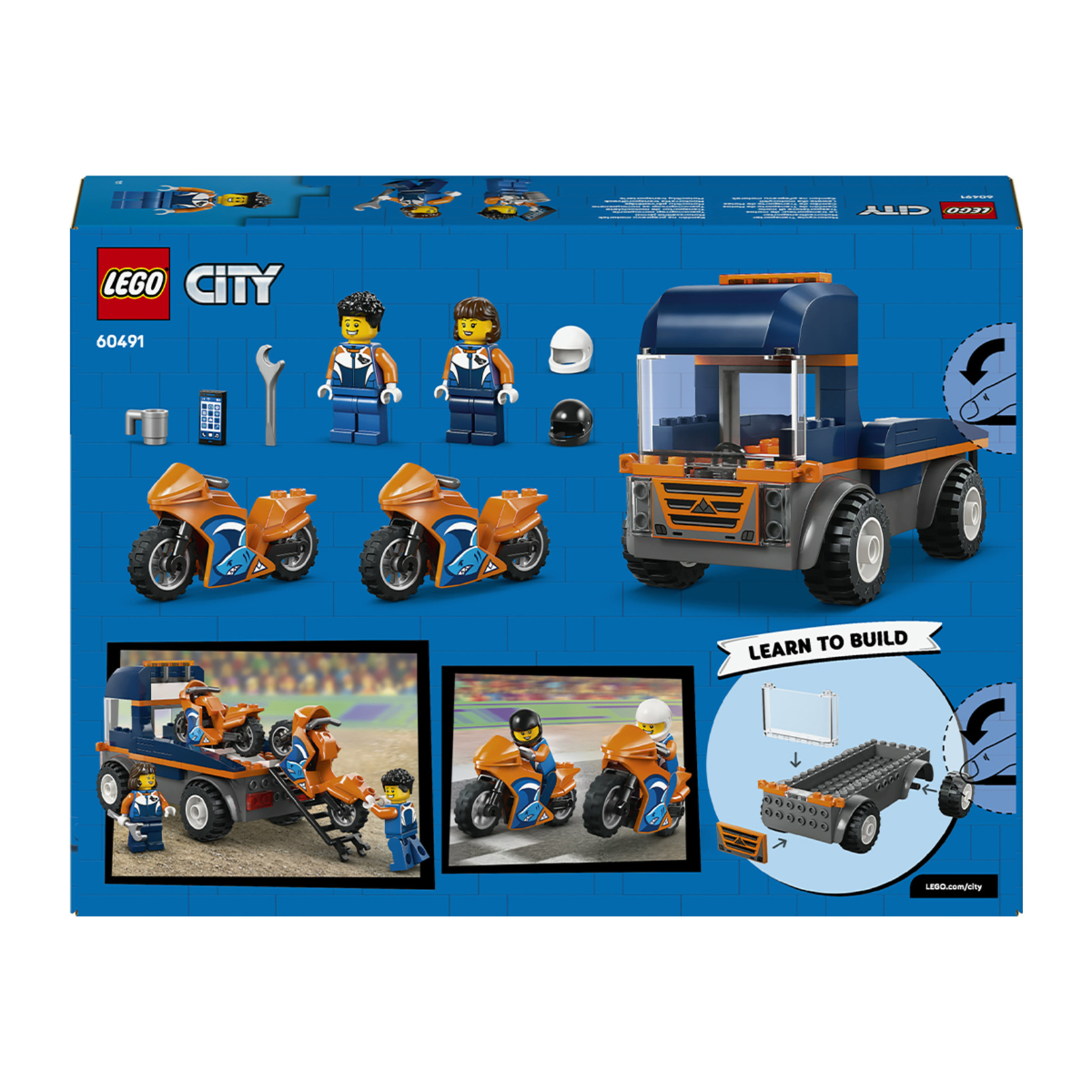 Lego City 60491 Motosiklet Taşıyıcı 88 Parça - Görsel 2