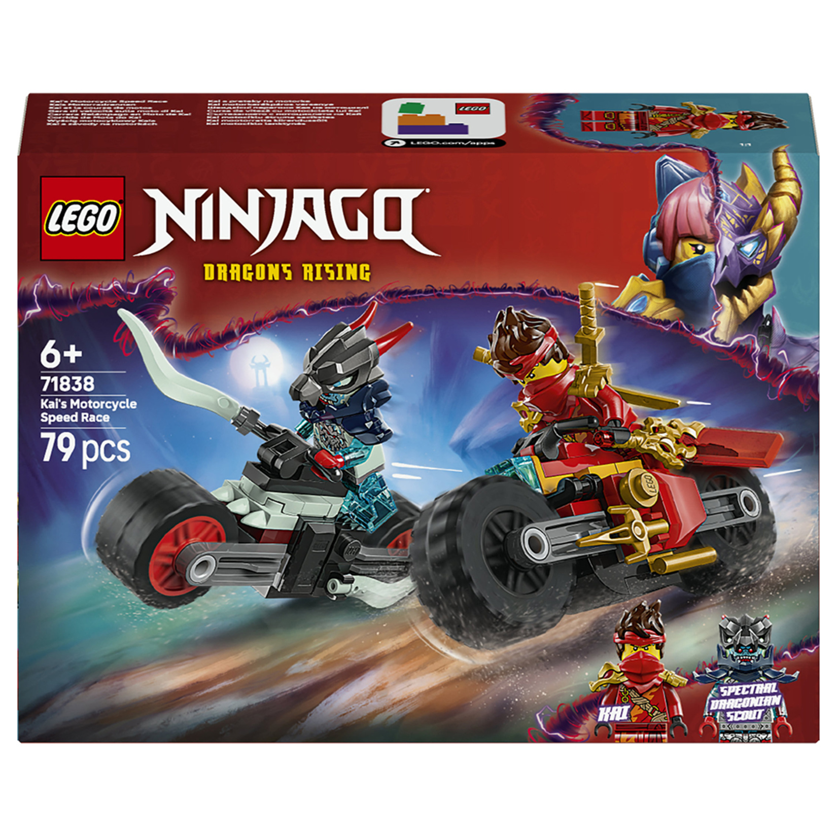 Lego 71838 Ninjago Kai'nin Motorsiklet Hız Yarışı - Görsel 1