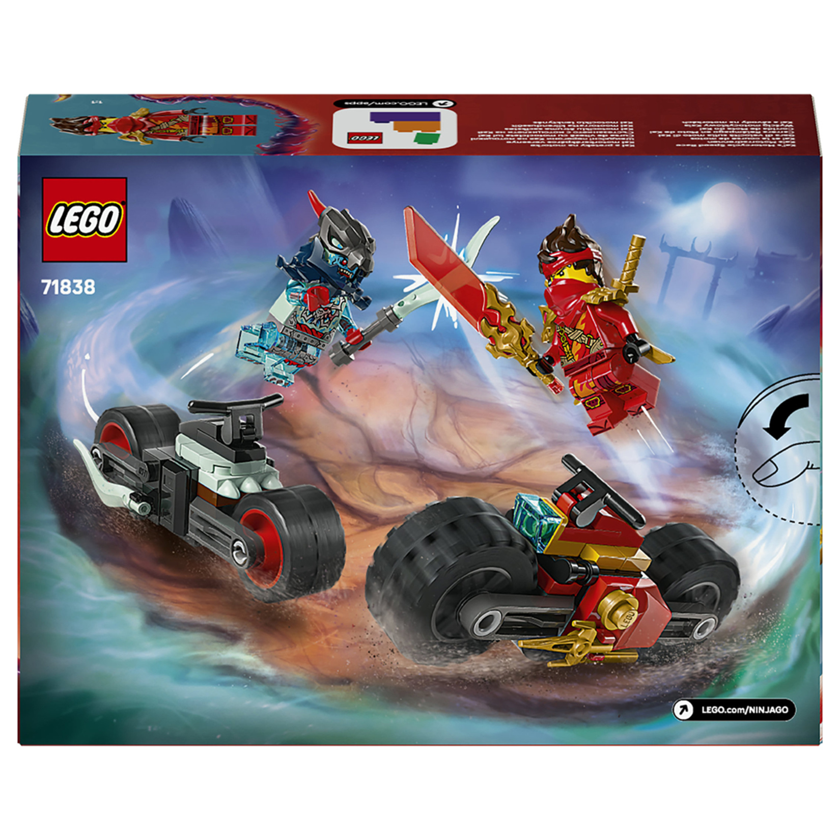 Lego 71838 Ninjago Kai'nin Motorsiklet Hız Yarışı - Görsel 2
