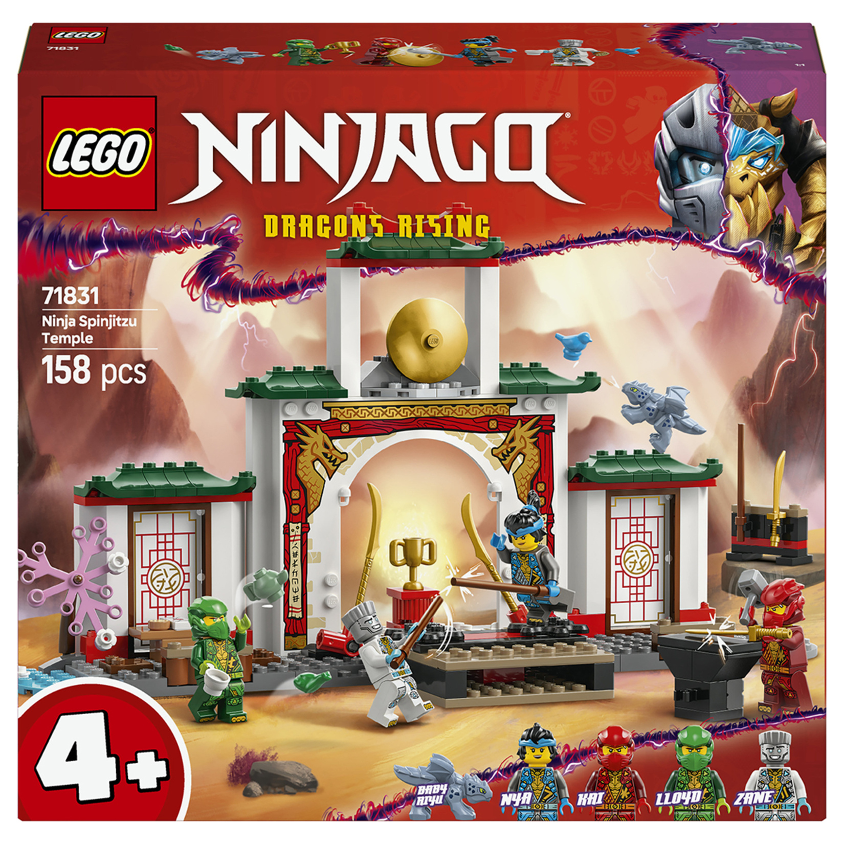 Lego 71831 Ninjago Ninja Spinjitzu Tapınağı 4+ Yaş - Görsel 2
