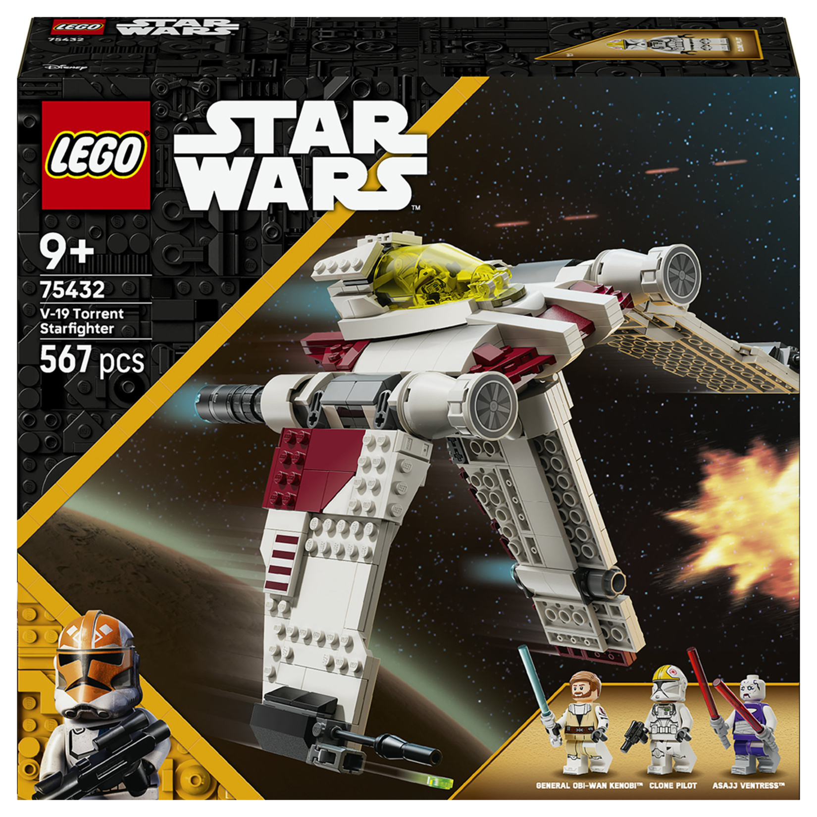 Lego 75432 Star Wars V-19 Torrent Starfighter - Görsel 1