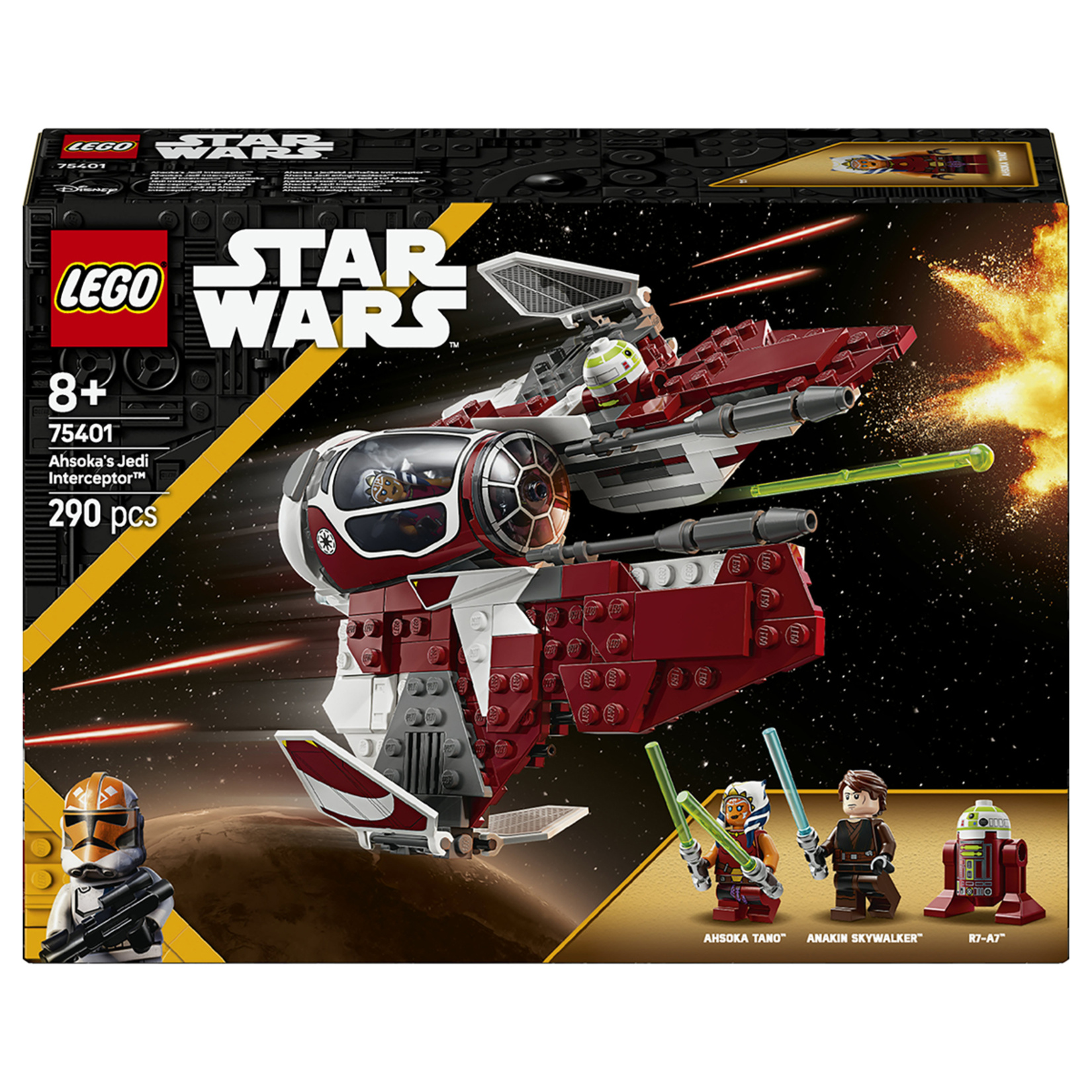 Lego 75401 Star Wars Ahsoka'nın Jedi Interceptor - Görsel 1