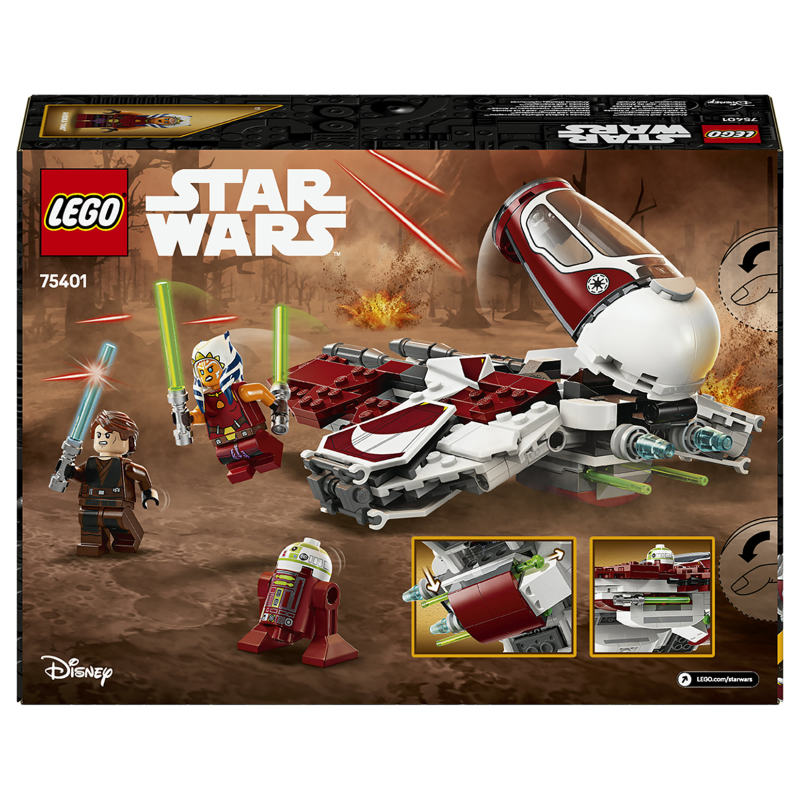 Lego 75401 Star Wars Ahsoka'nın Jedi Interceptor - Görsel 2