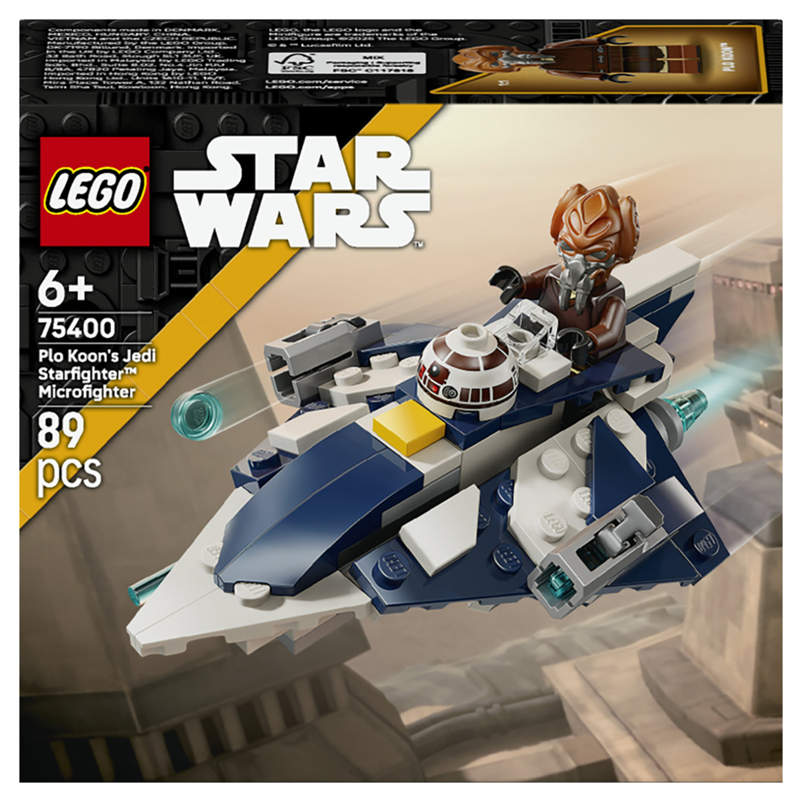 Lego 75400 Star Wars Plo Koon'un Jedi Starfighter - Görsel 1