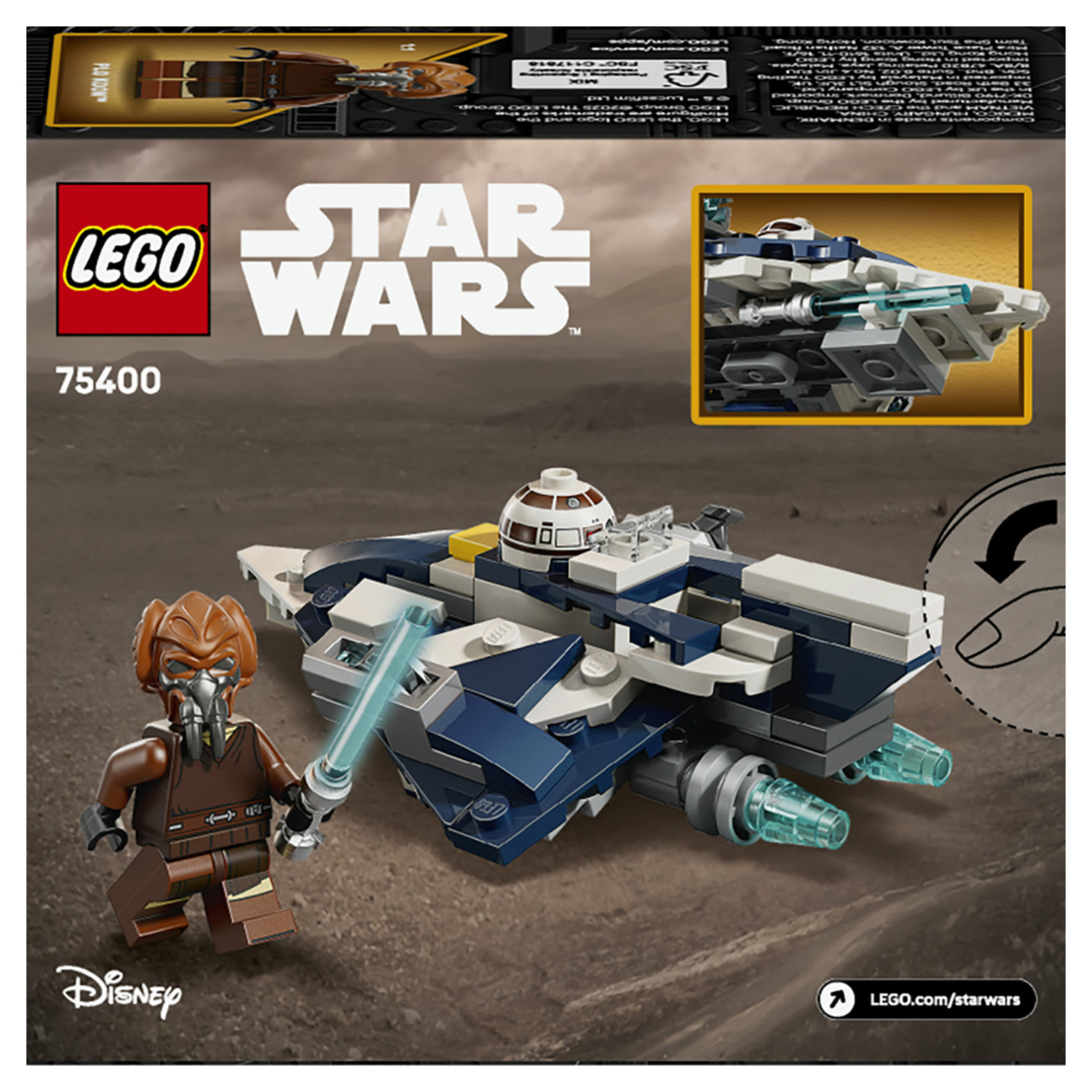 Lego 75400 Star Wars Plo Koon'un Jedi Starfighter - Görsel 2