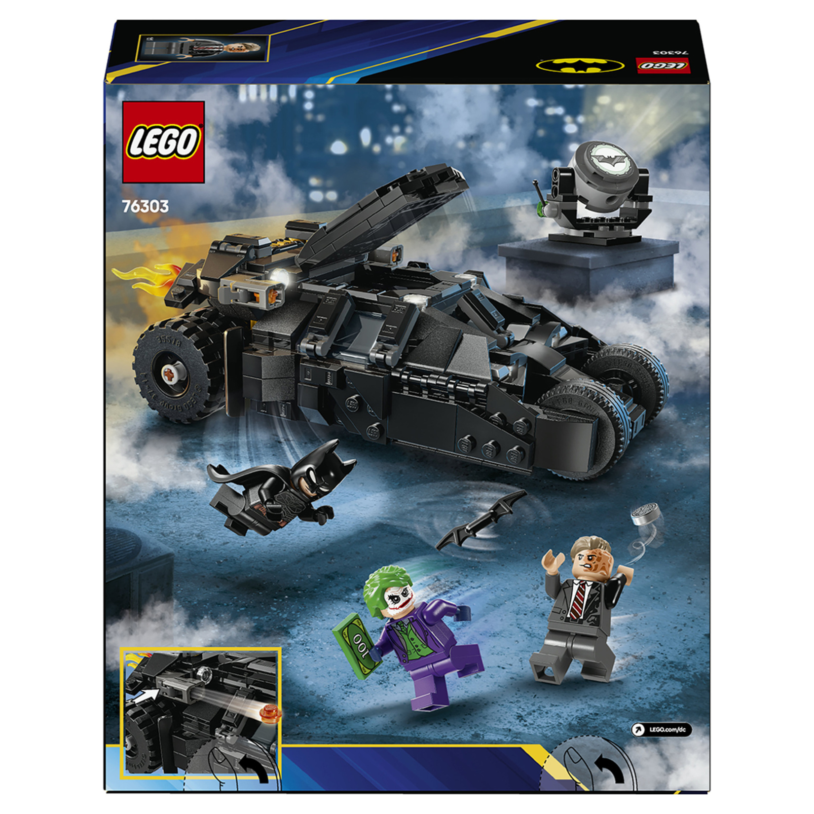 Lego 76303 Super Heroes Batman Tumbler Two-Face - Görsel 2