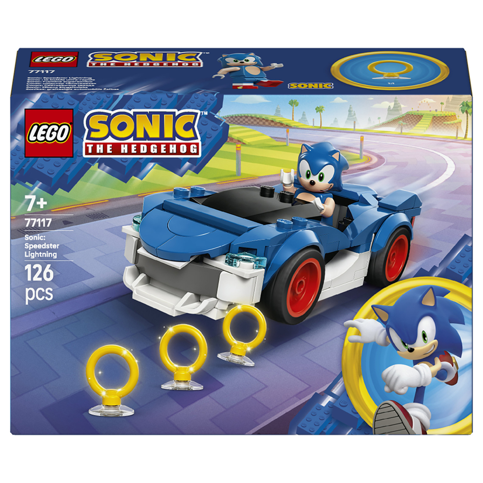 Lego Sonic: Şimşek Araba 7+ Yaş 126 Parça - Görsel 1