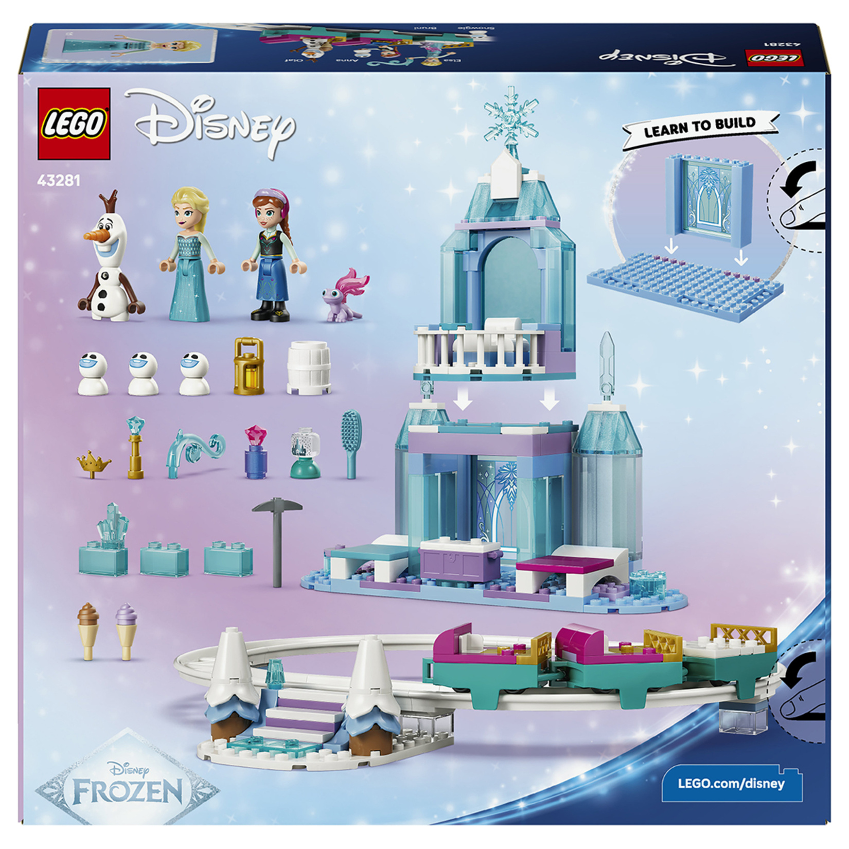 Lego Elsa'nın Buz Şatosu ve Kar Kızağı Macerası 4+ Yaş 216 Parça - Görsel 2