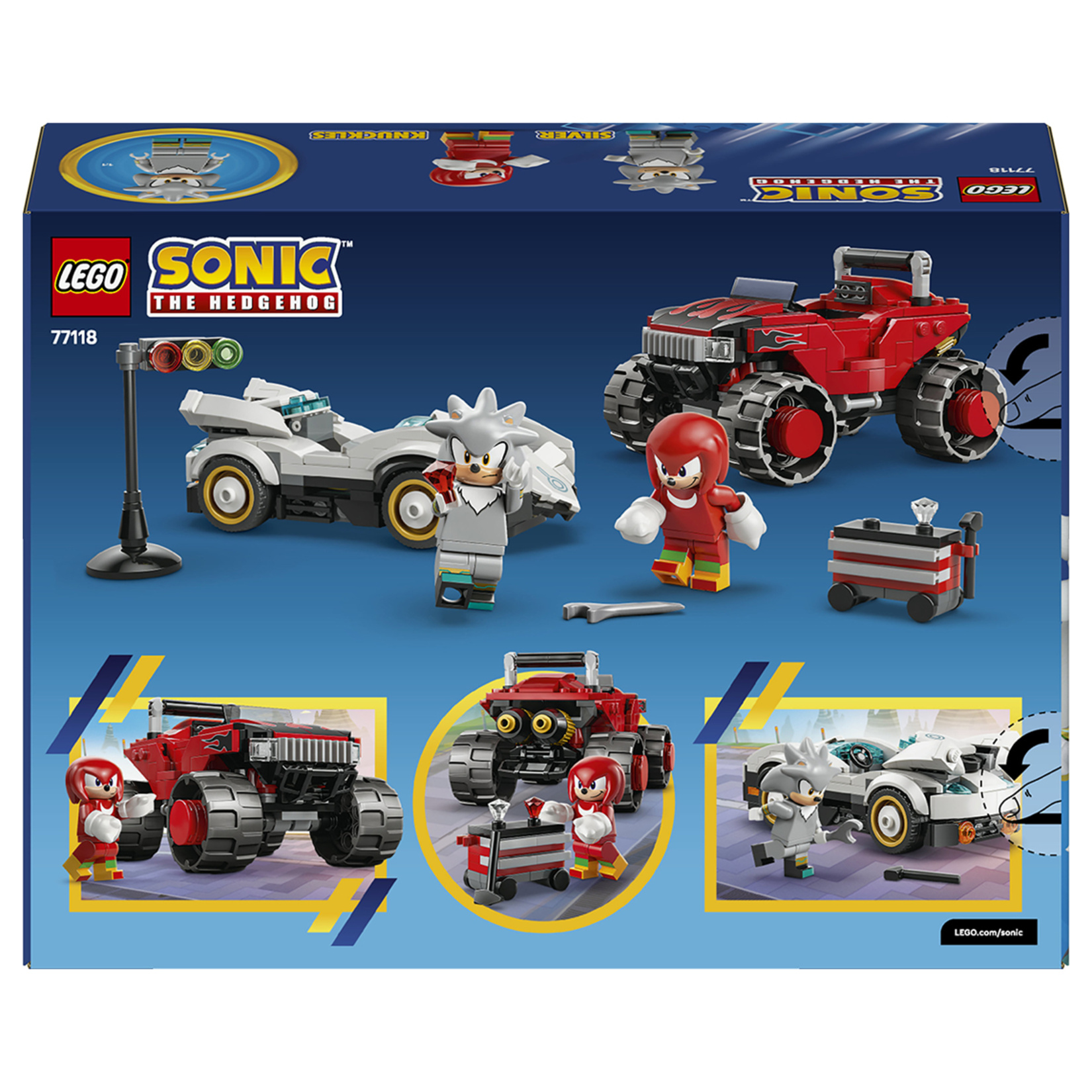 Lego Knuckles'ın Canavar Kamyonuna Karşı 378 Parça - Görsel 2