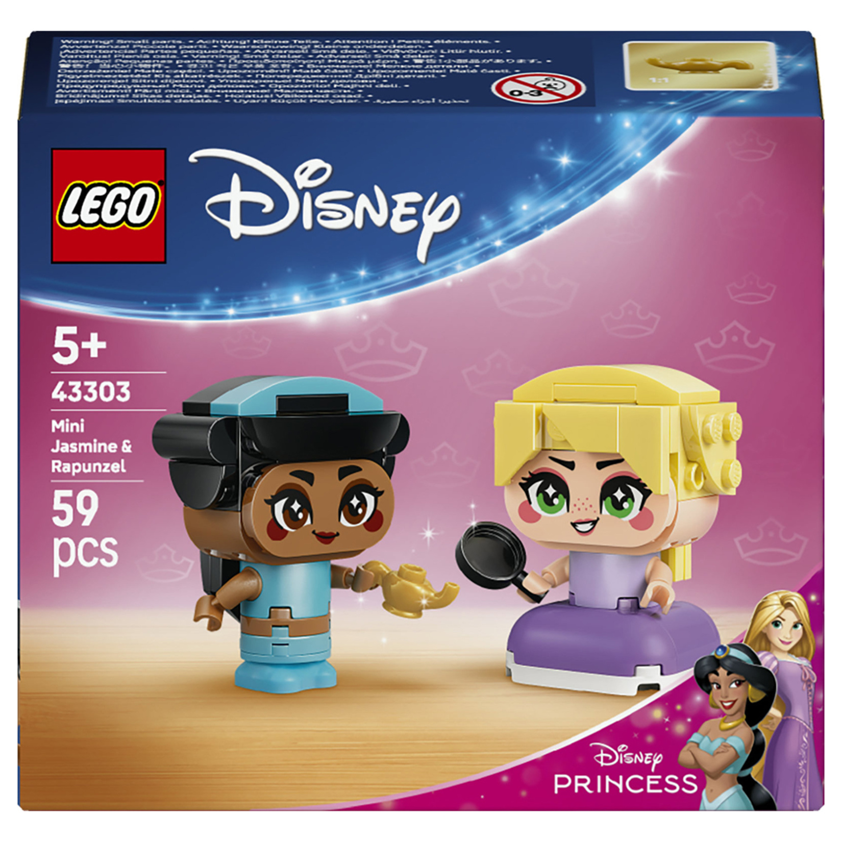 Lego Mini Yasemin ve Rapunzel 5+ Yaş 59 Parça - Görsel 1