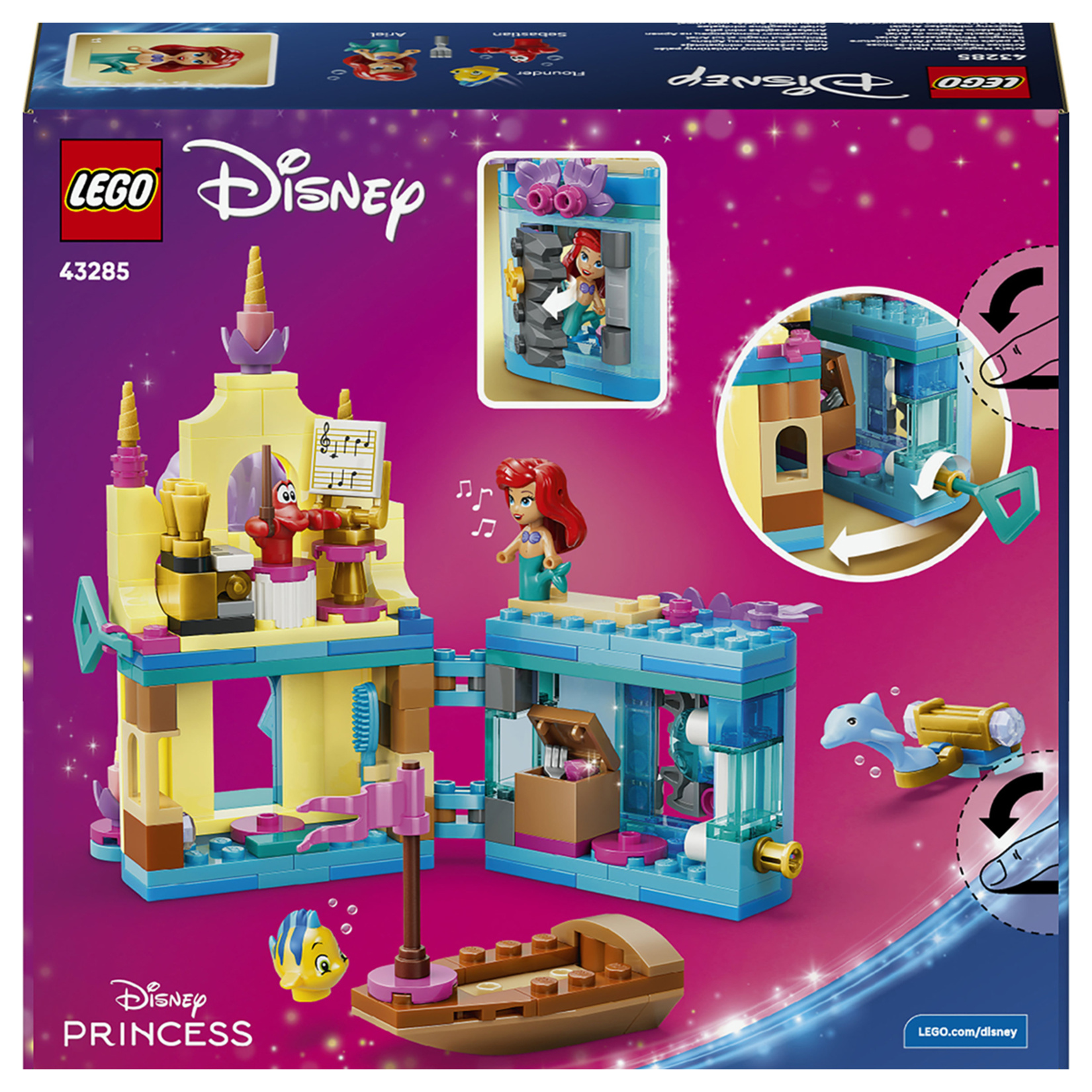 Lego Disney Ariel'in Sihirli Mini Sarayı 5+ Yaş 179 Parça - Görsel 2