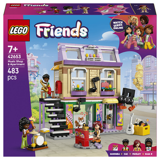 Lego Friends Müzik Mağazası ve Daire 7+ Yaş 42653