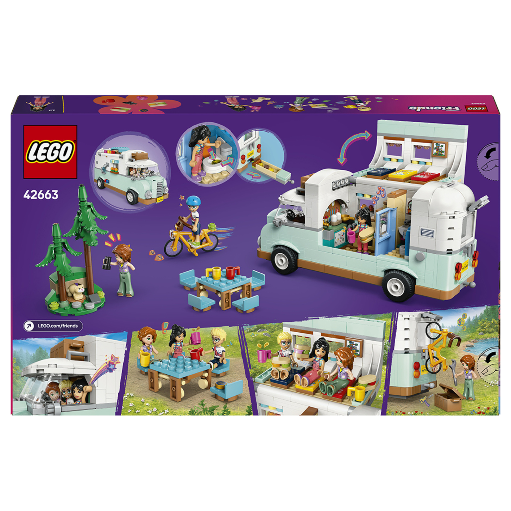 Lego Friends Arkadaşlık Karavan Macerası 42663 - Görsel 2