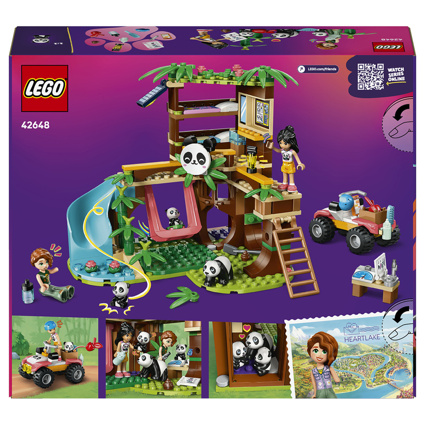 LegoFriends Panda Barınağı Hayvan Bakımı 42648 - Görsel 2