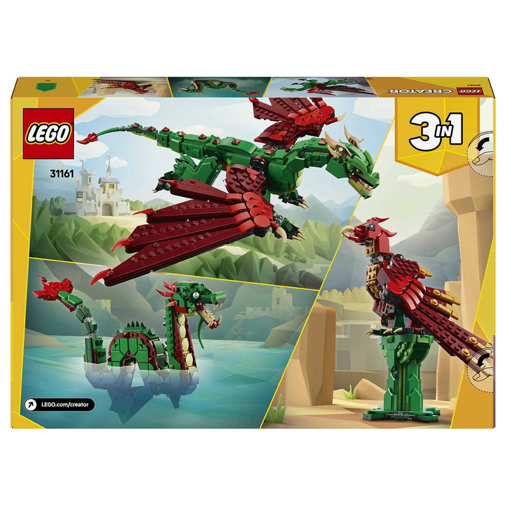 Lego 31161 Creator Orta Çağ Ejderhası 9+ Yaş - Görsel 2