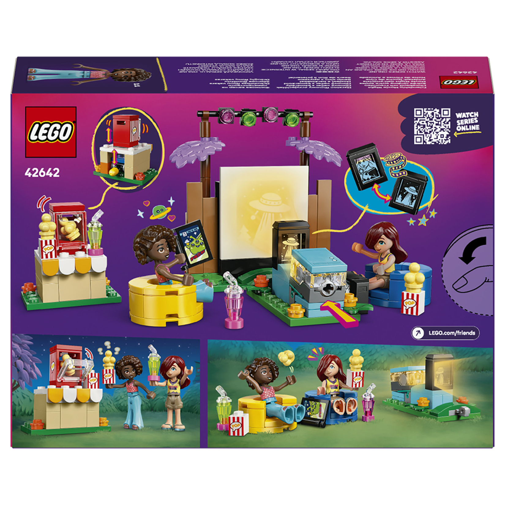Lego 42642 Friends Arkadaşlık Film Gecesi 6+ Yaş - Görsel 2