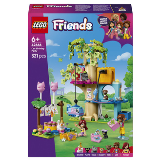 Lego 42666 Friends Kedi Doğum Günü Partisi ve Ağaç