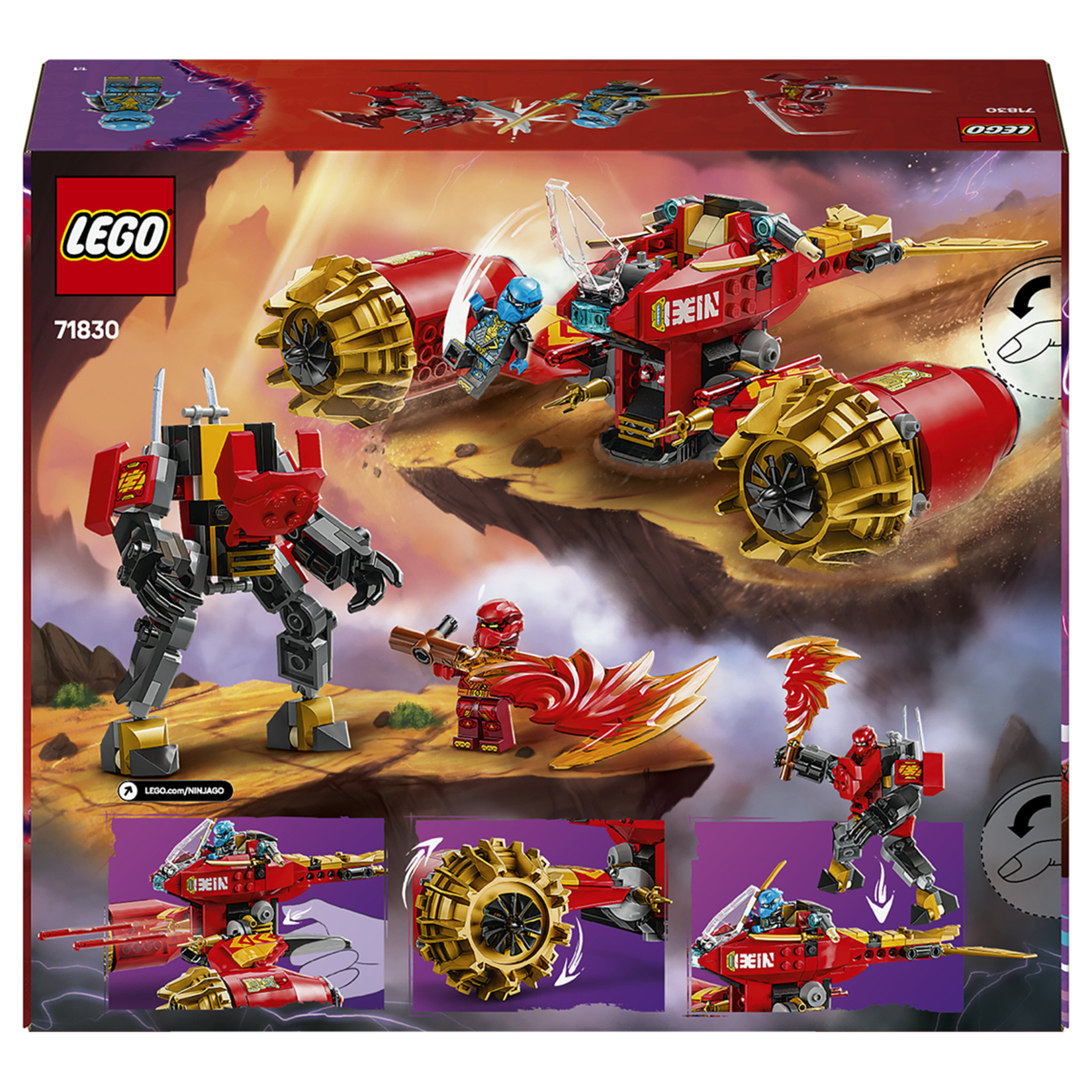 Lego 71830 Ninjago Kai'nın Robot Fırtına Aracı - Görsel 2