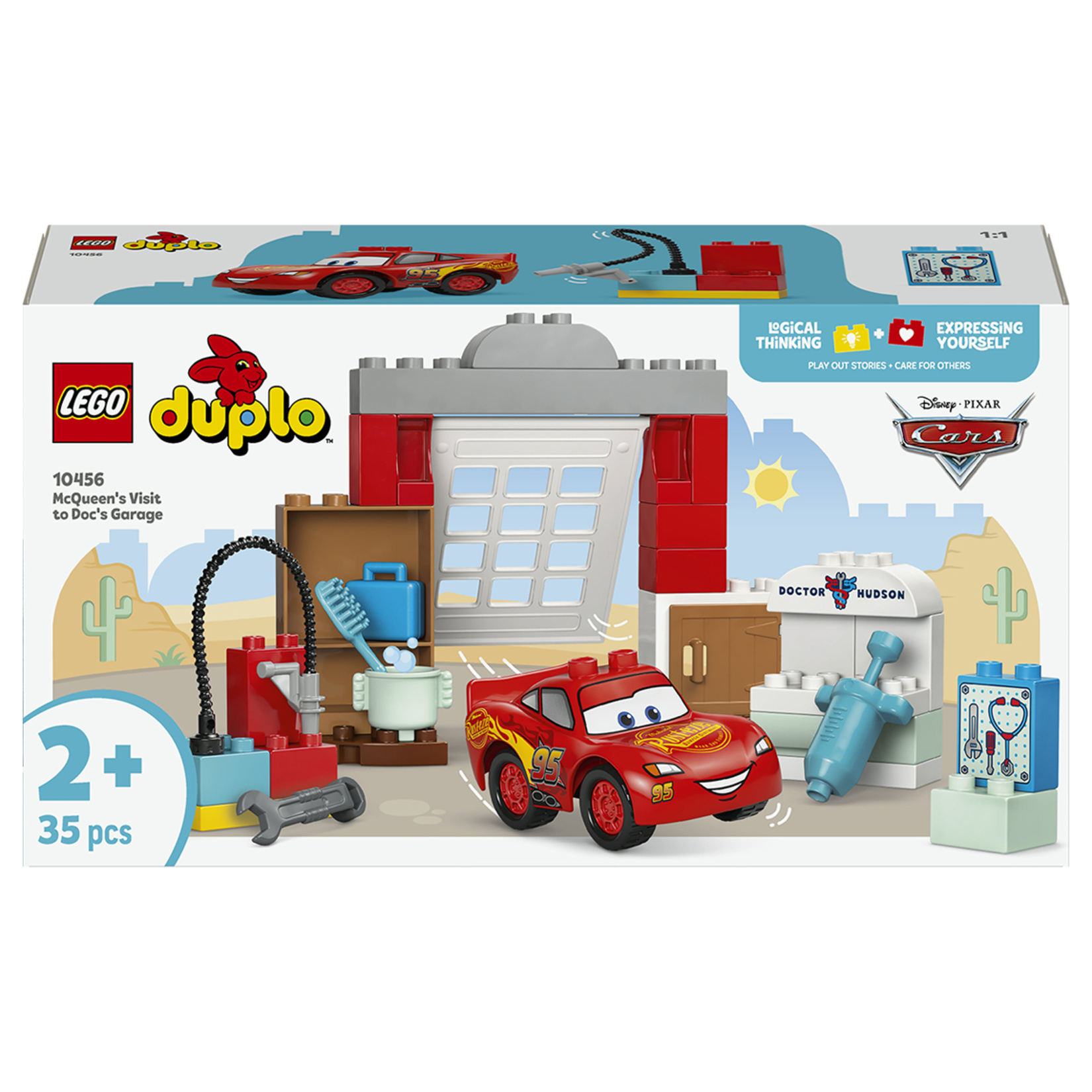 Lego 10456 Duplo Disney Mcqueen'in Doc'un Garajı - Görsel 1