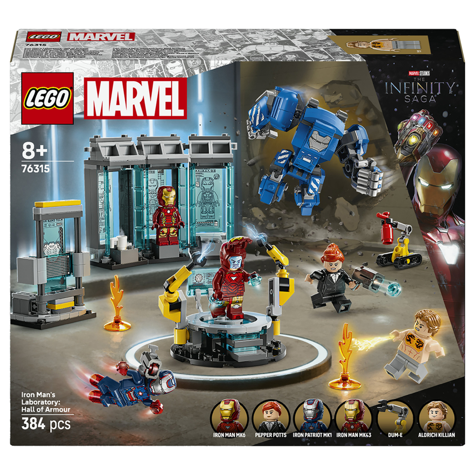 Lego Super Heroes Iron Man'ın Laboratuvarı 76315 - Görsel 1