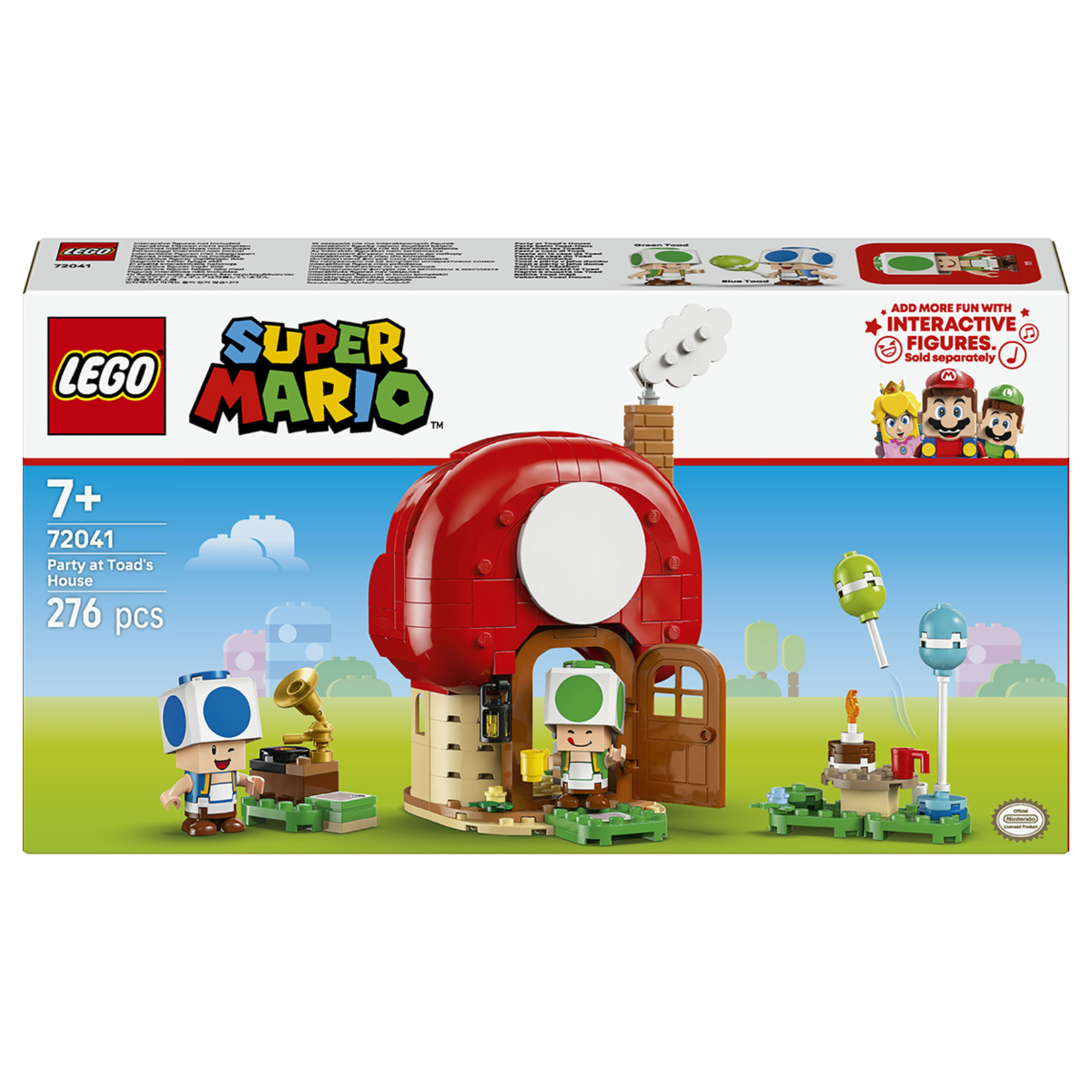 Lego 72041 Super Mario Toad Evinde Parti 7+ Yaş - Görsel 1