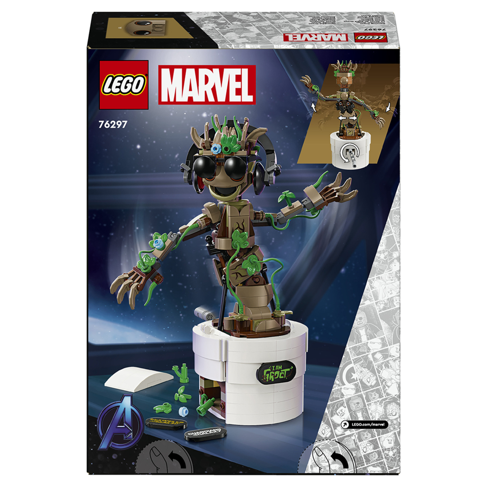 Lego Super Heroes Dans Eden Groot 10+ Yaş 76297 - Görsel 2