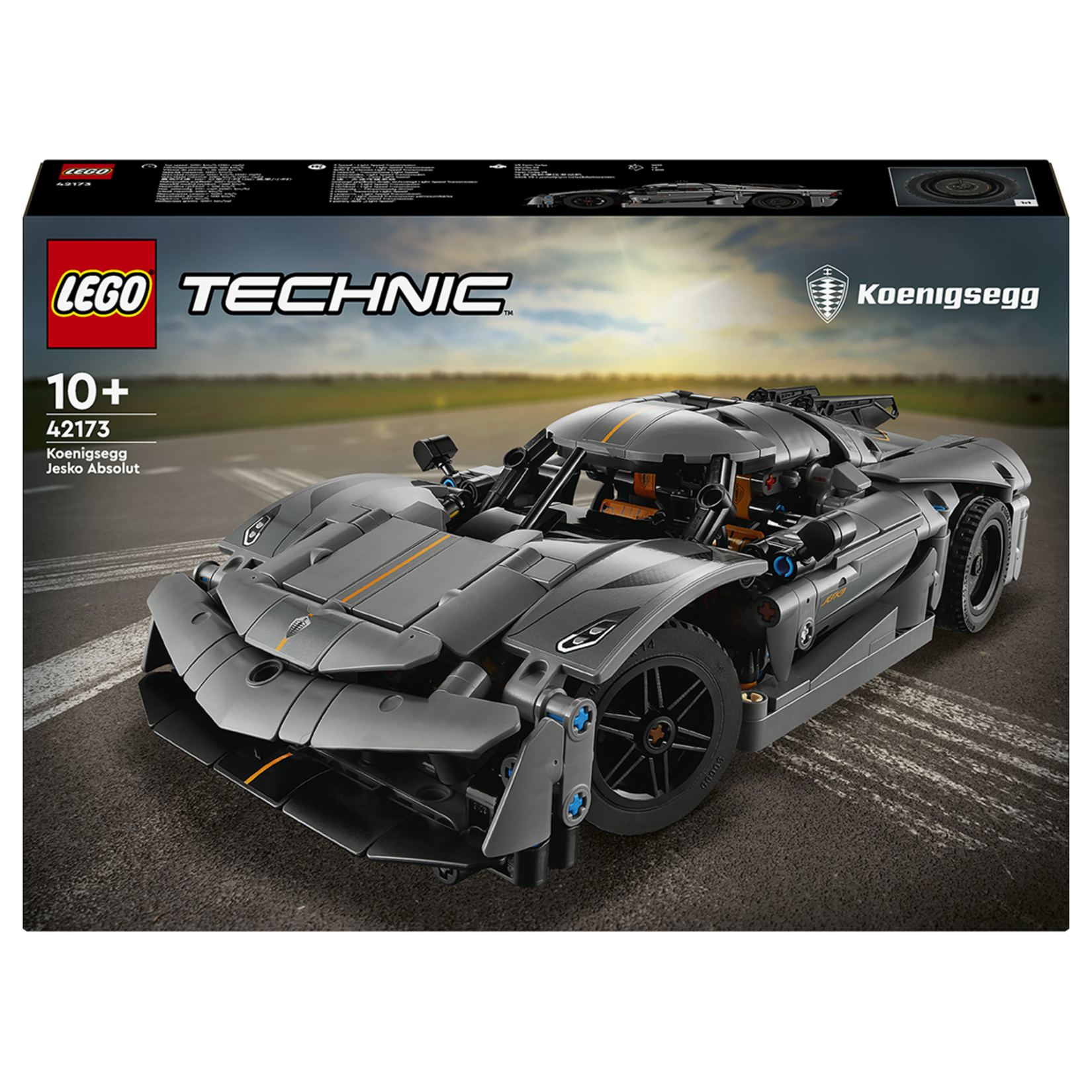 Lego 42173 Technic Koenigsegg Jesko Absolut Gri - Görsel 1