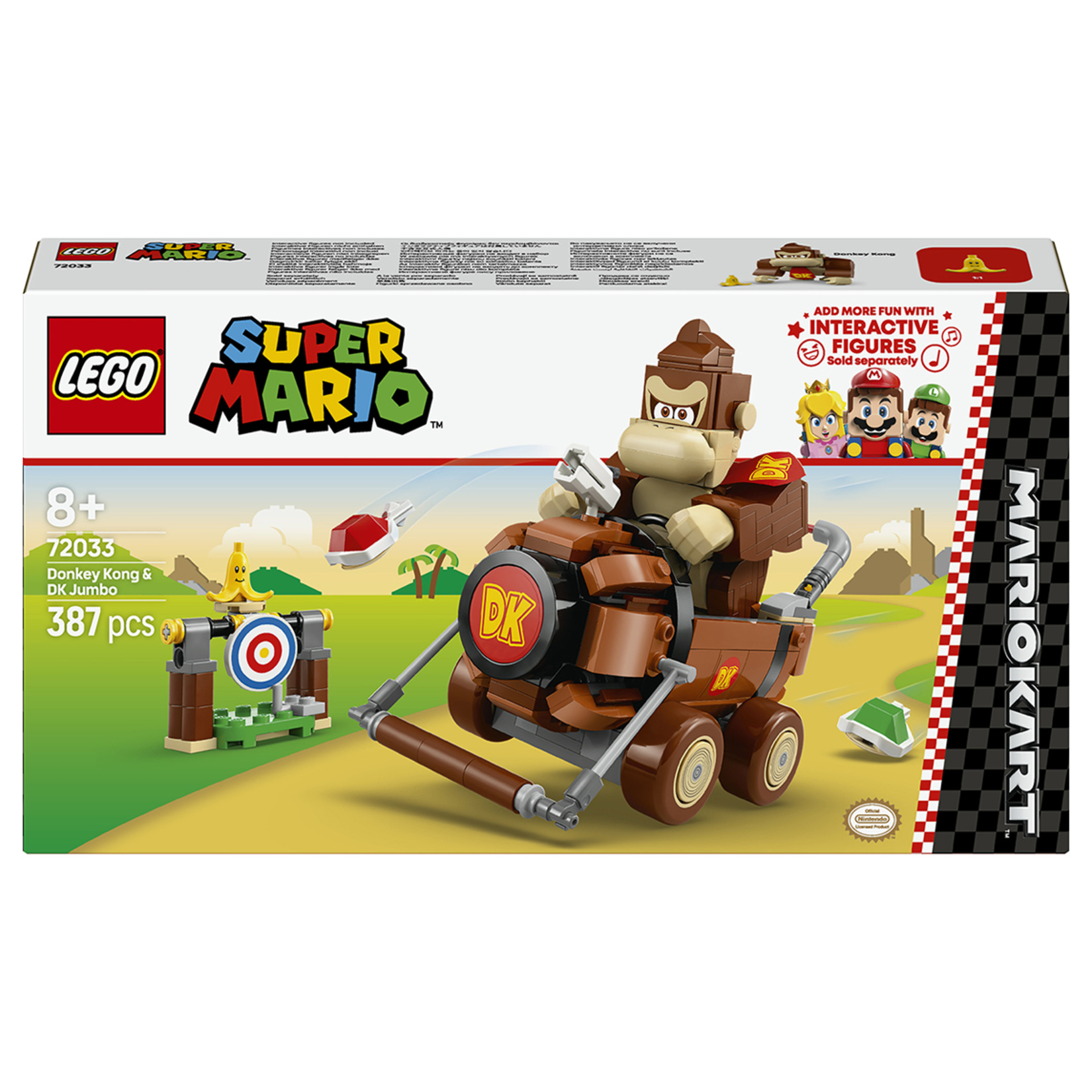 Lego Mario Kart Donkey Kong ve Dk Jumbo 8+ Yaş - Görsel 1