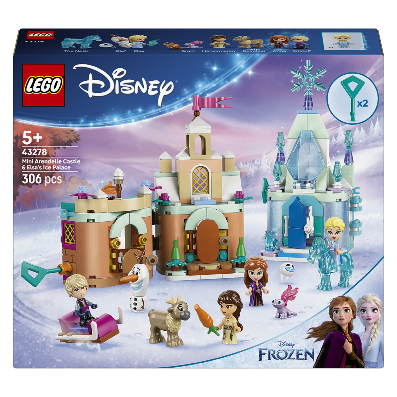 Lego Mini Arendelle Şatosu & Elsa'nın Buz Sarayı - Görsel 1