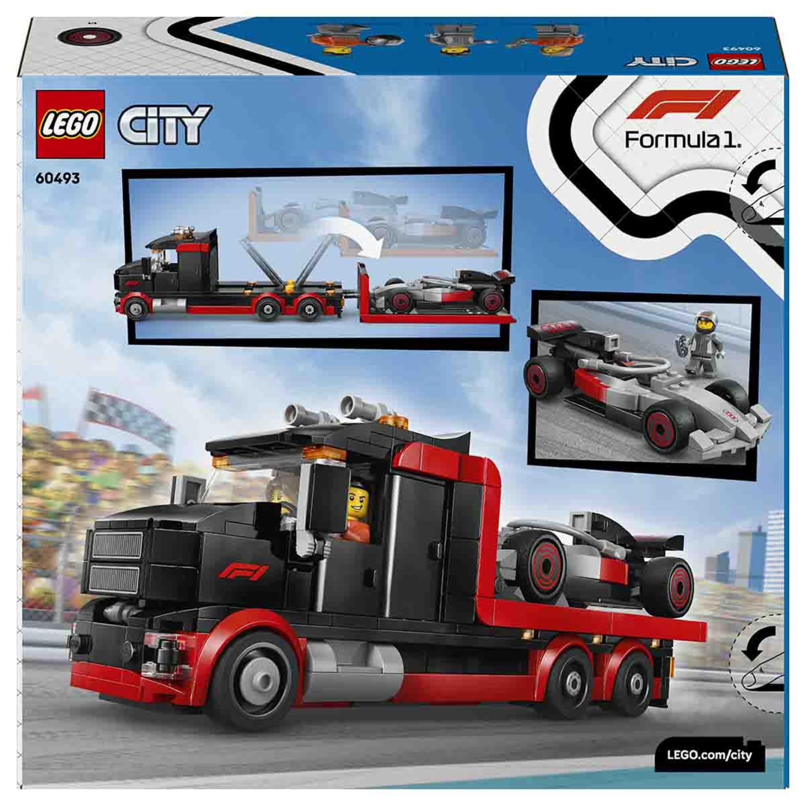 Lego City Audi F1® Yarış Arabalı F1® Sergileme Kamyonu - Görsel 2