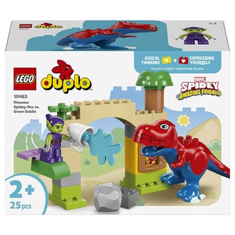 Lego Duplo 10463 Dinozor Spidey-Rex Yeşil Goblin'e Karşı