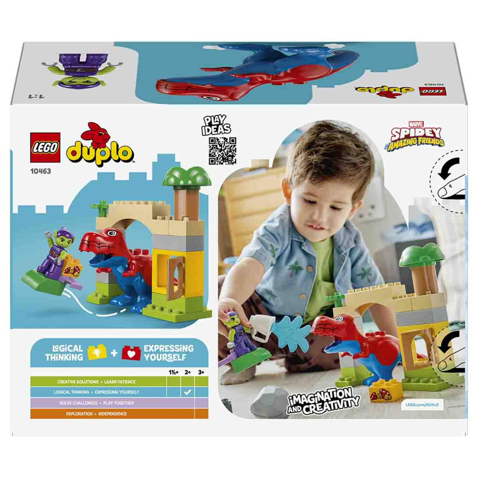 Lego 10463 Dinozor Spidey-Rex Yeşil Goblin'e Karşı - Görsel 2