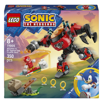Lego Knuckles Dr. Eggman'ın Egg Crusher Robotuna