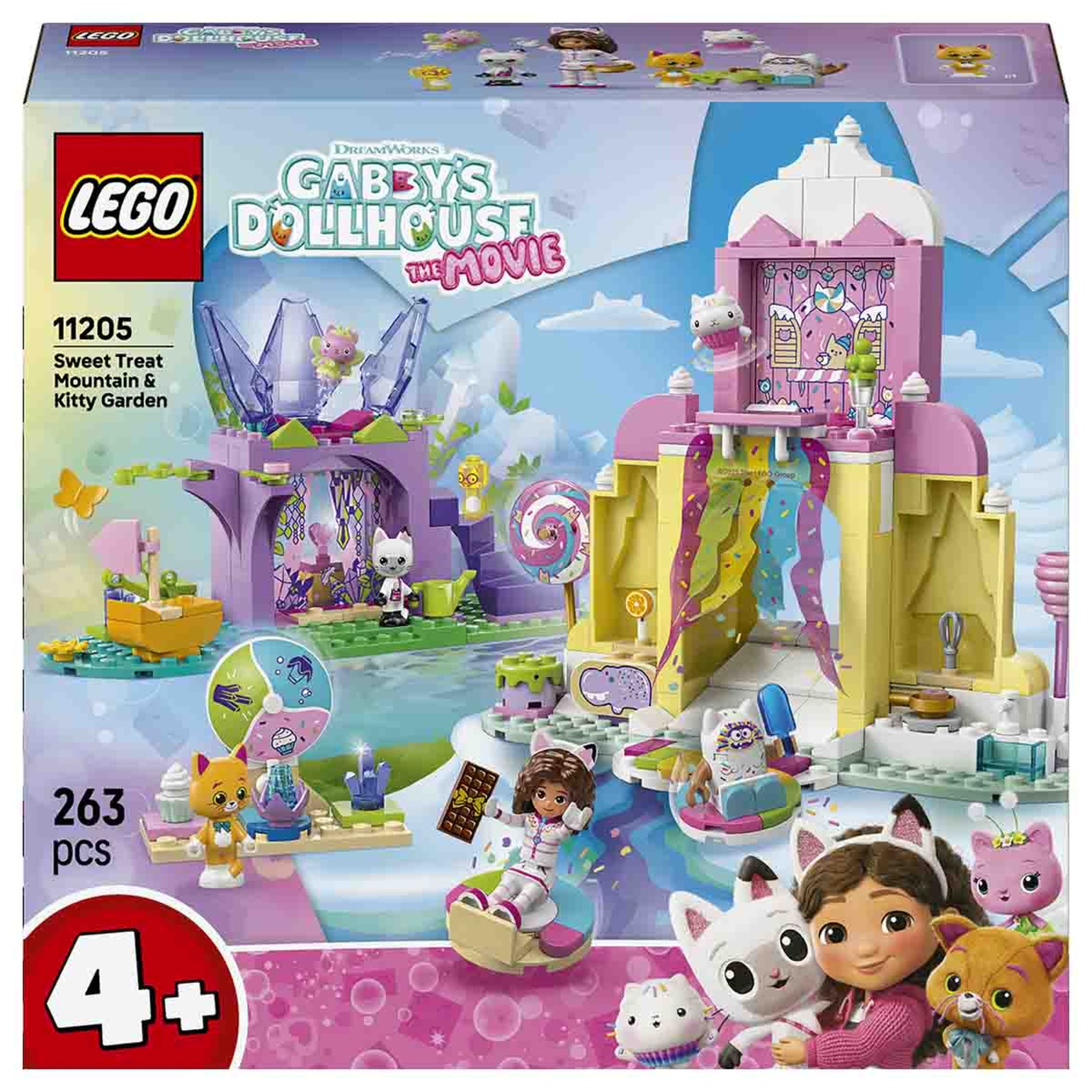 Lego Tatlı Şekerleme Dağı ve Kedi Bahçesi 4+ Yaş - Görsel 1