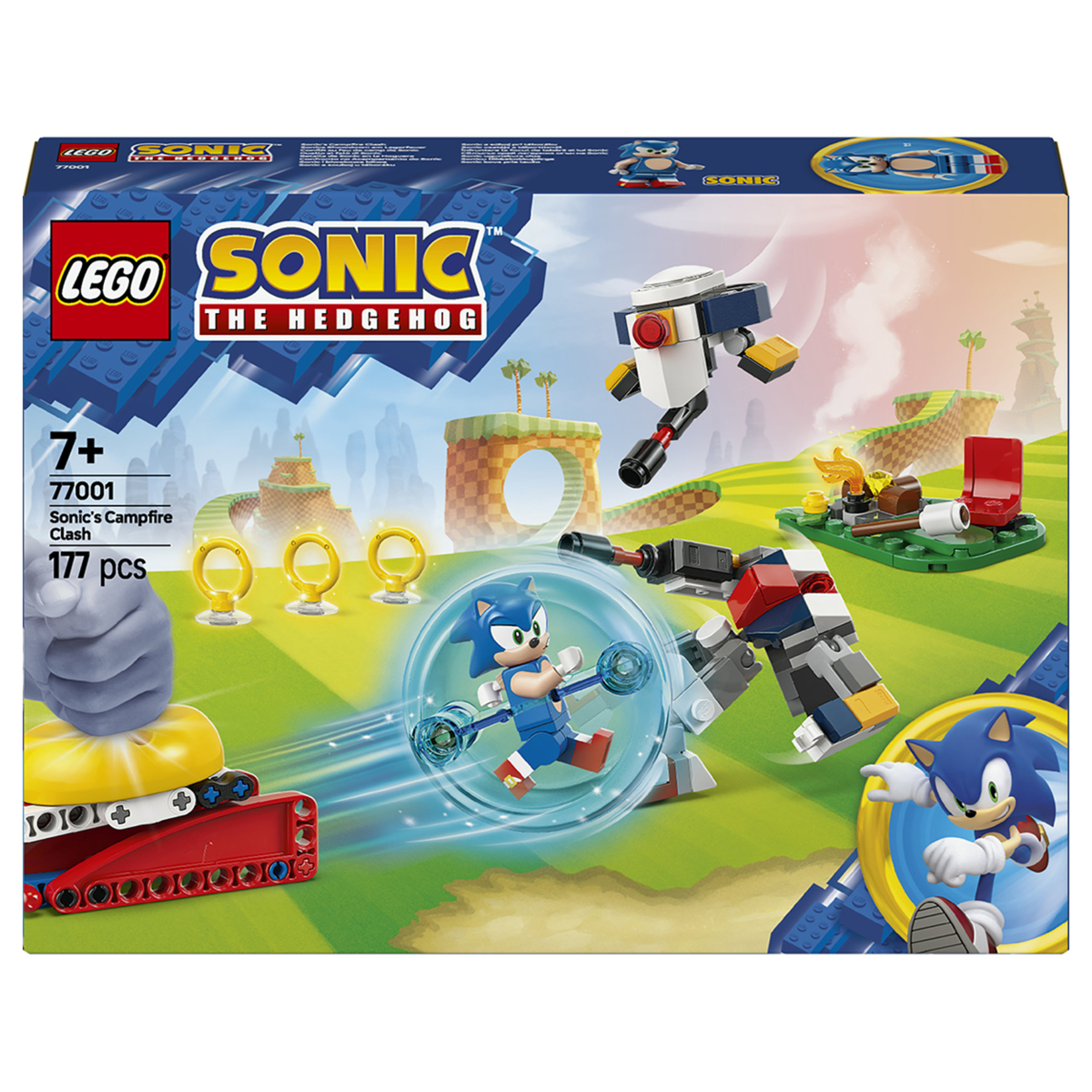 Lego Sonic'in Kamp Ateşi Çarpışması 7+ Yaş 177 Parça - Görsel 1