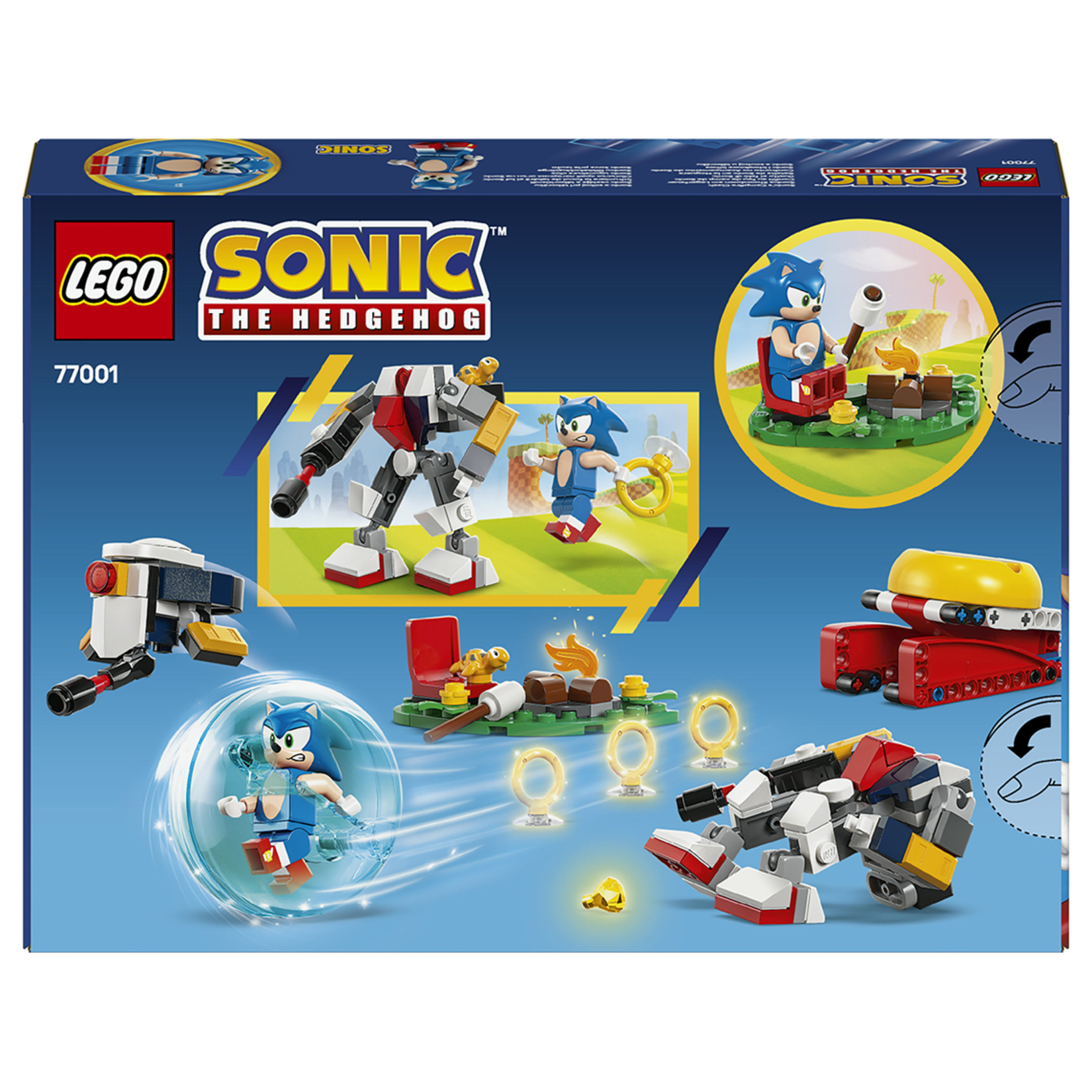 Lego Sonic'in Kamp Ateşi Çarpışması 7+ Yaş 177 Parça - Görsel 2