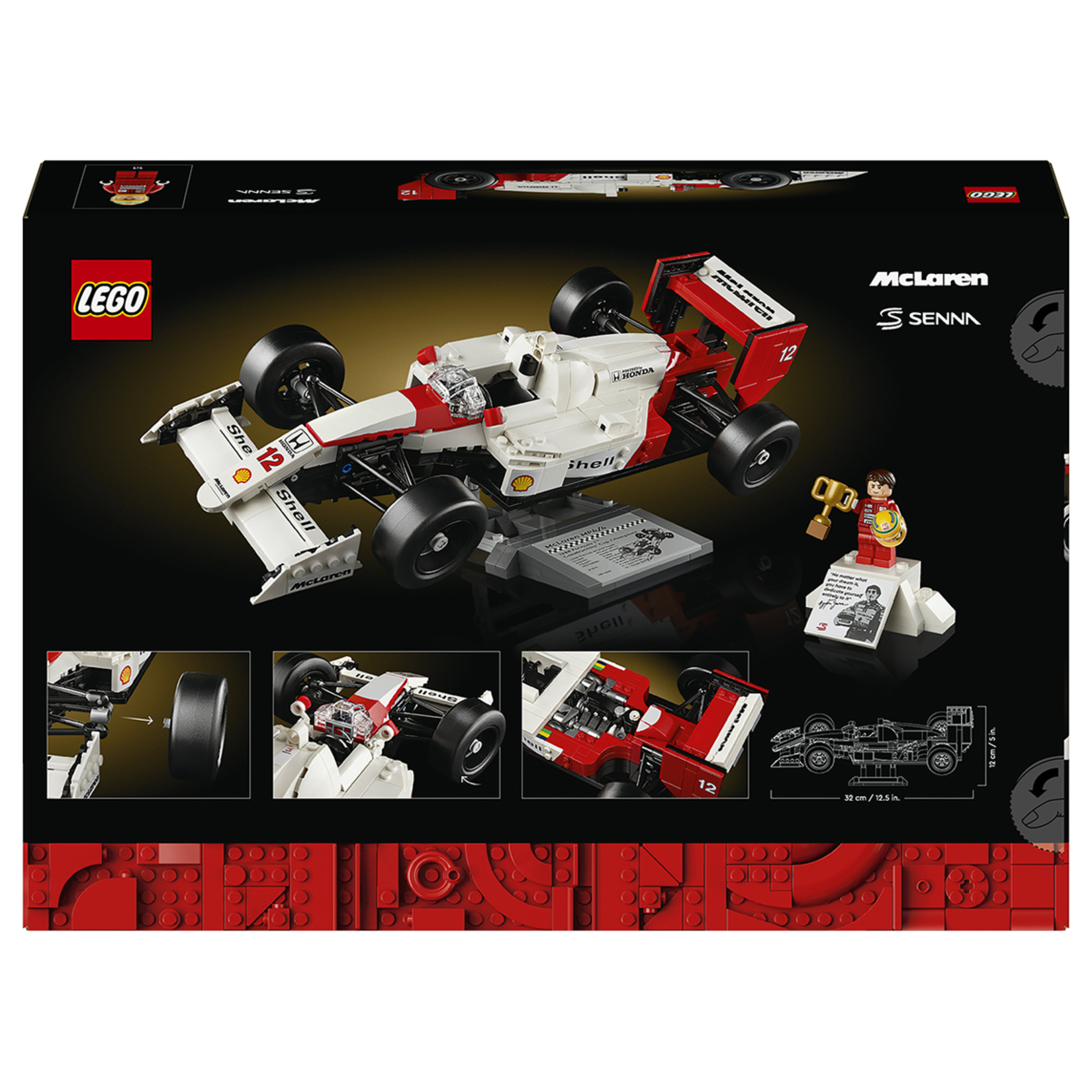 Lego Icons 10330 Mclaren MP4/4 ve Ayrton Senna - Görsel 2
