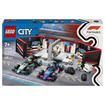 Lego City 60444 F1 Garajı ve Mercedes-AMG ve Alpine Cars - Görsel 1