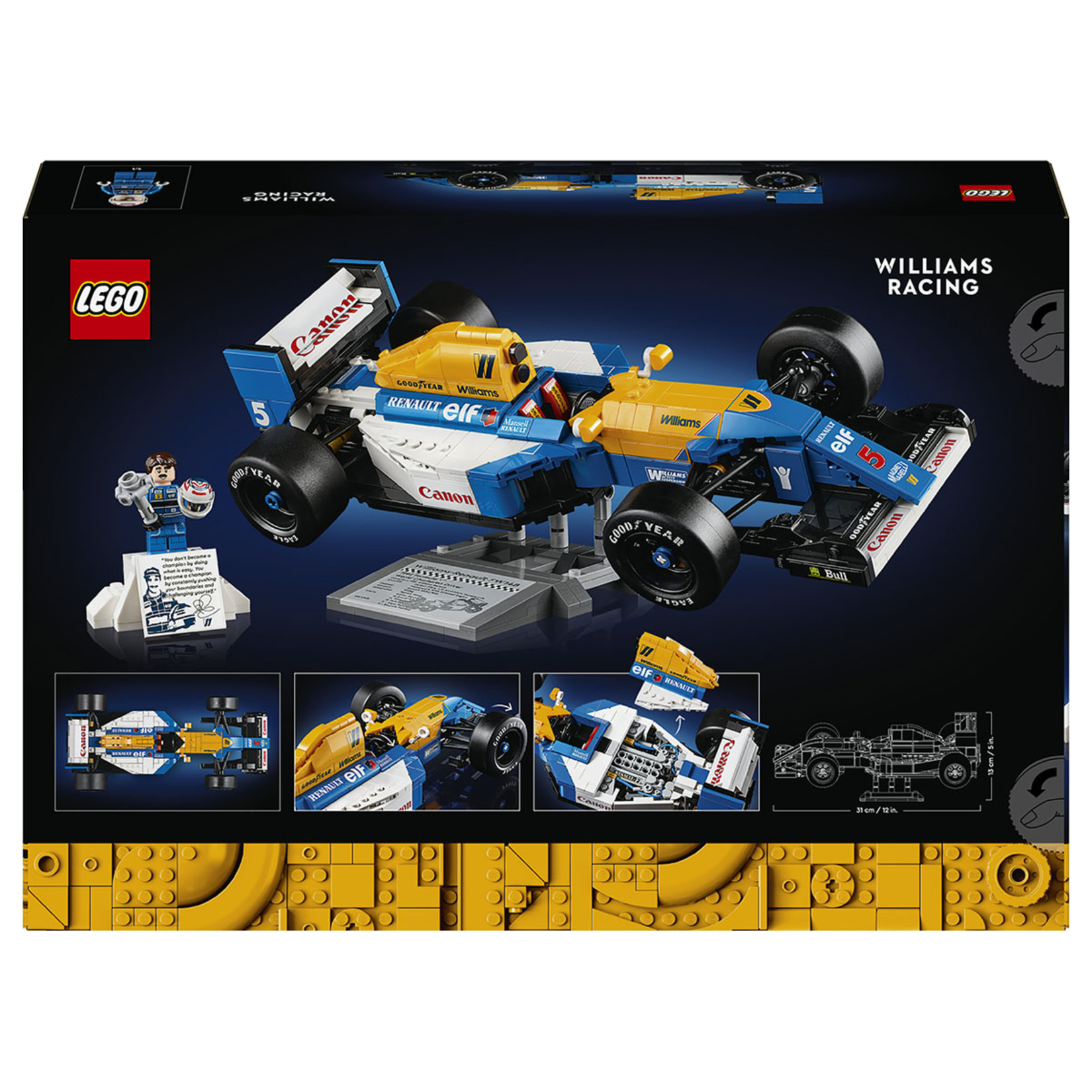 Lego Technic 10353 Williams Racing FW14B ve Nigel - Görsel 2