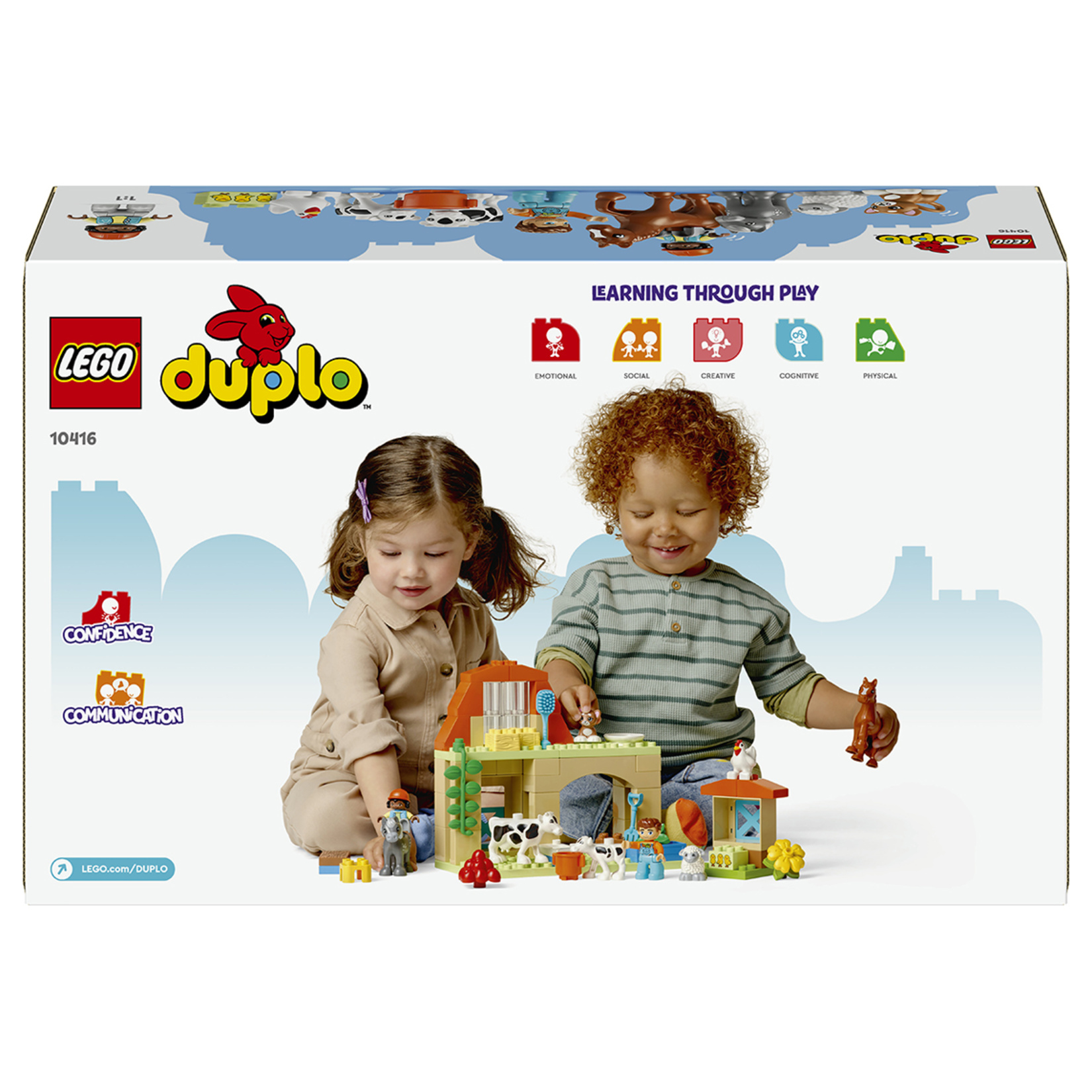 Lego Duplo Çiftlikte Hayvanların Bakımı 2+ Yaş 74 Parça - Görsel 2