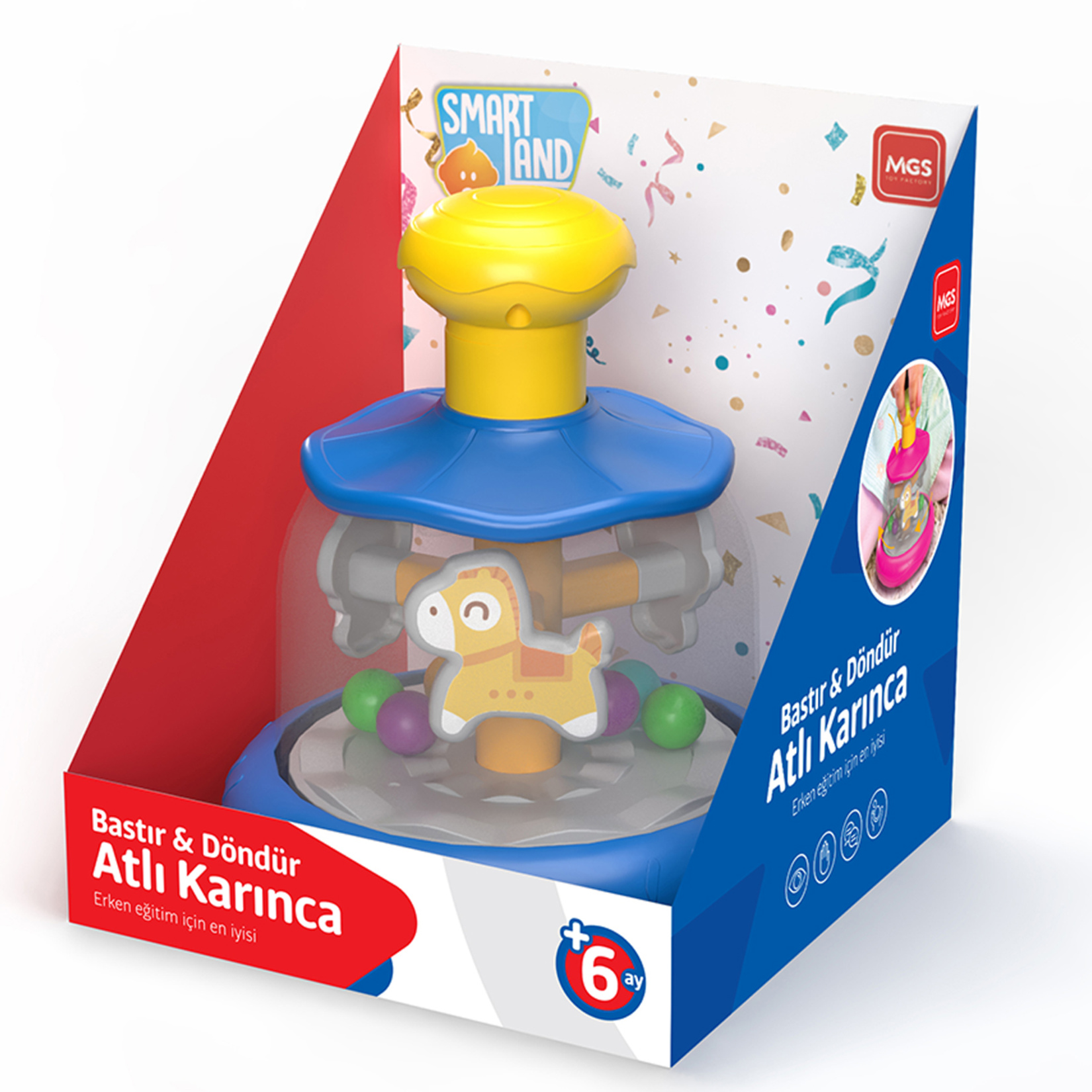 Atlı Karınca Bebek Oyuncağı