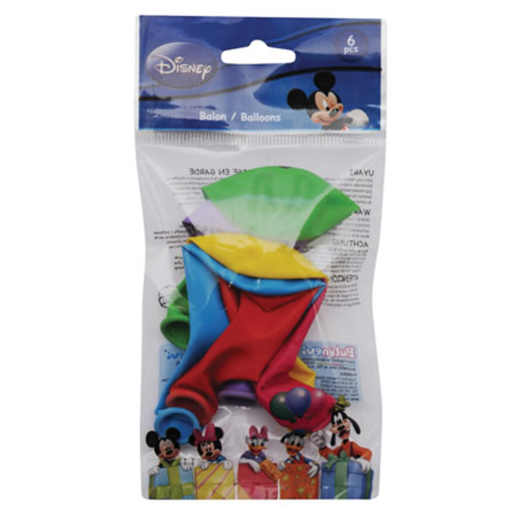 Mickey Poşet İçi 6'Lı Balon
