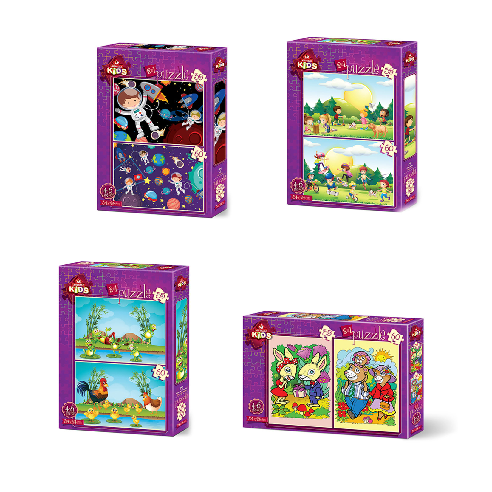 Art Kids 36+60 Parça  Puzzle