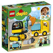 Lego Duplo 10931 Kamyon Ve Paletli Kazıcı 2+Yaş - Görsel 1