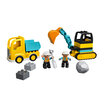 Lego Duplo 10931 Kamyon Ve Paletli Kazıcı 2+Yaş - Görsel 3