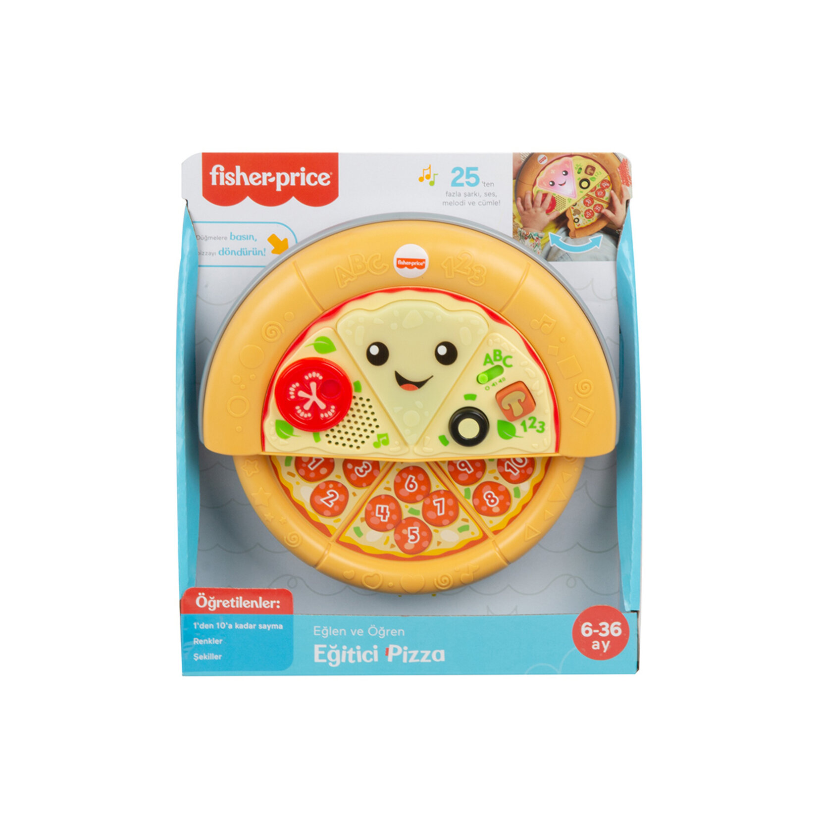 Fisher-Price Laugh & Learn Mix Tape-Qe (GXX32) – Giocattolo Elettronico Interattivo Per Bambini Con Luci E Canzoni